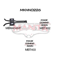 HSV VZ Maloo 2.5in Dual Catback Muffler/Tail Pipes
