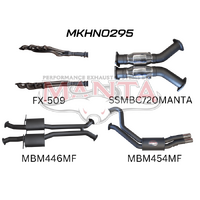 WH Statesman V8 3in Dual With 1 7/8 in Extractors Muffler/Muffler