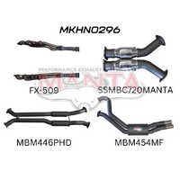 WH Statesman V8 3in Dual With 1 7/8 in Extractors Hotdog/Muffler