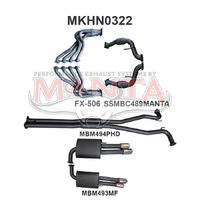 WM Grange 2.5in With Extractors Hotdog/Muffler Complete Exhaust System