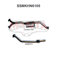 Holden Commodore VZ V6 Sedan 3in Catback Muffler/Tailpipe
